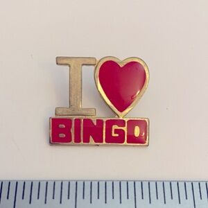 I Love Bingo Pin